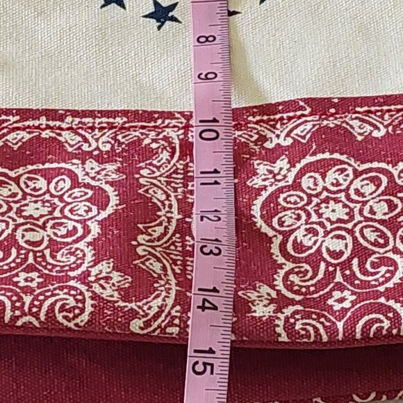 PURE Red & Blue Stars Canvas Tote Bag with Rope Handles - Picture 13 of 16